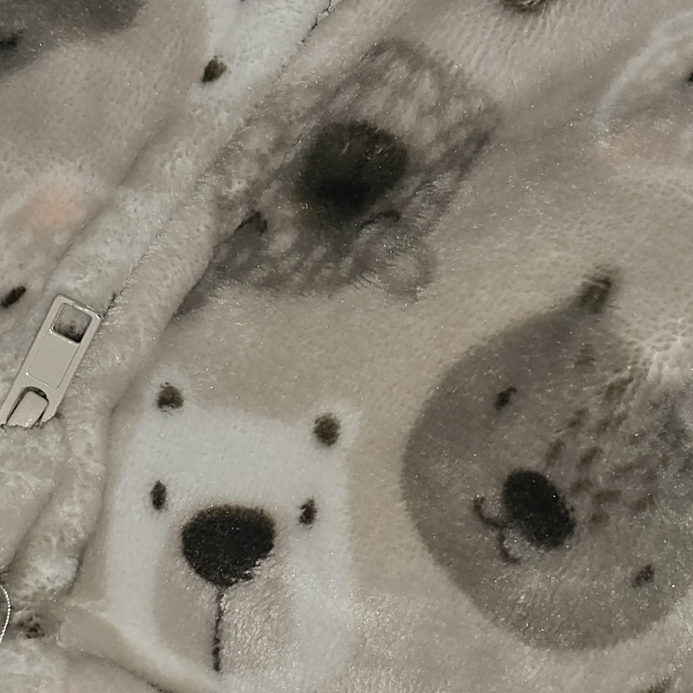 Adorable Animal Print Kids Footie Pajamas - Picture 9 of 10